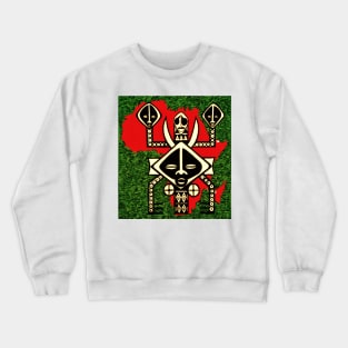 Mother Spirit of Africa Original Artwork Crewneck Sweatshirt